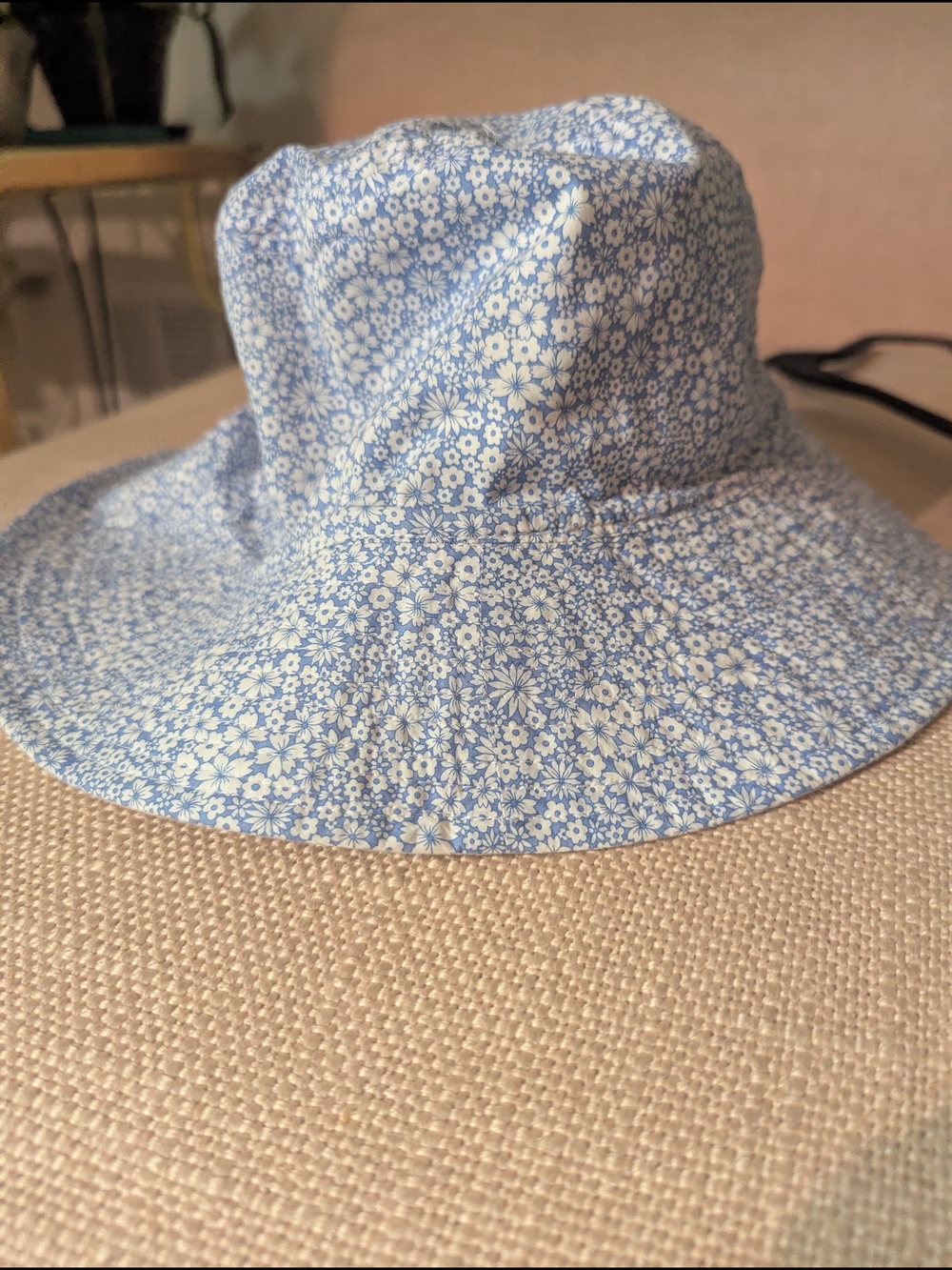 Liberty of London For JCrew Blue and White Floral Bucket Hat